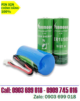 Sunmoon ER18505; Pin nuôi nguồn Sunmoon ER18505 lithium 3.6v 4000mAh chính hãng _Xuất xứ China 